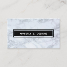 Garens Winkel ・ Handgemaakte ambachtelijke marmer Visitekaartje