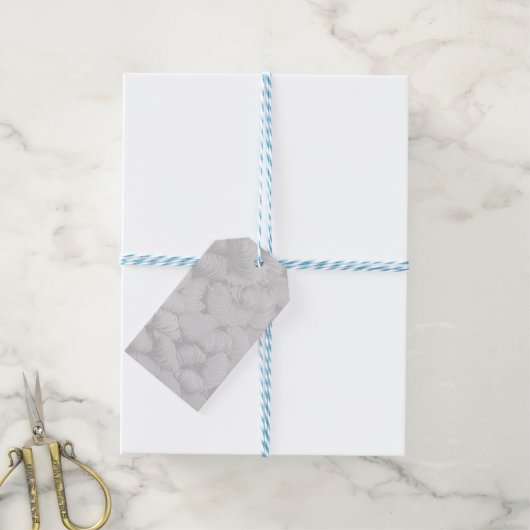 Garenstreng Textuur Handgemaakte Ambachten Cadeaulabel (Met Touw)