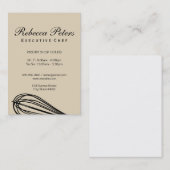 Garenvariatie | Culinair Meester Visitekaartje (Voorkant / Achterkant)