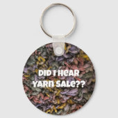 Garenverkoop Knit Haakblauw Paarse Grappig Sleutelhanger (Voorkant)