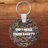 Garenverkoop Knit Haakblauw Paarse Grappig Sleutelhanger (Voorkant)