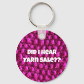 Garenverkoop Roze gebreide foto liefde breien Sleutelhanger (Voorkant)