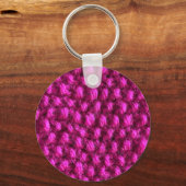 Garenverkoop Roze gebreide foto liefde breien Sleutelhanger (Achterkant)