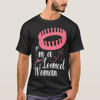 Garenverzamelaar Gebreide Vrouw Vezelkunstenaar Lo T-shirt