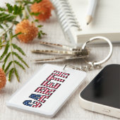 Gareth Name Vorname USA Flagge Anhänger Schlüssel Sleutelhanger (Voorkant Rechts)