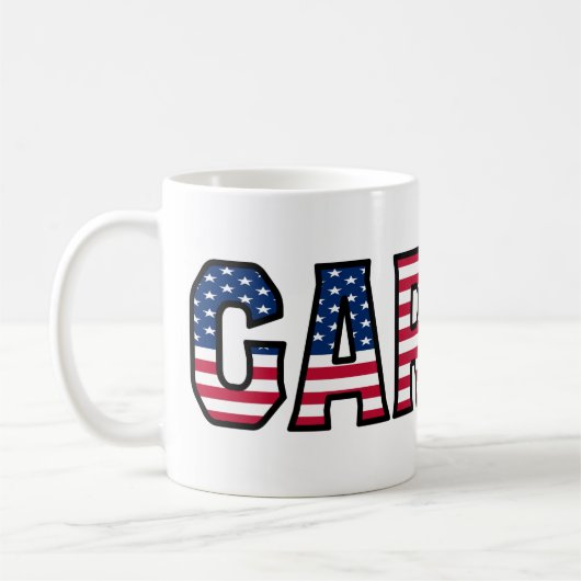 Gareth Name Vorname USA styled Tasse Kaffeetasse Koffiemok (Links)