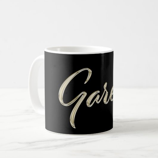 Gareth Name whitegold Tasse Teetasse Kaffeetasse Koffiemok (Voorkant links)