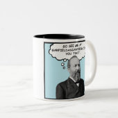 Garfield als Garfield Strip Mok (Voorkant rechts)