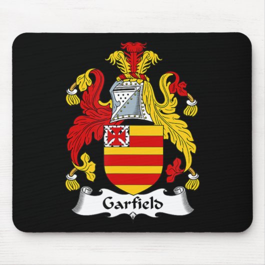 Garfield Coat of Arms - Family Crest Muismat (Voorkant)