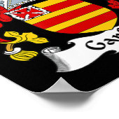 Garfield Coat of Arms - Family Crest Poster (Hoek)