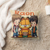 Garfield en jongens kussen (Deken)
