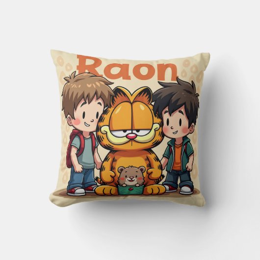 Garfield en jongens kussen (Voorkant)