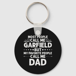GARFIELD Gift Name Fun Vaderdag Personalised M Sleutelhanger