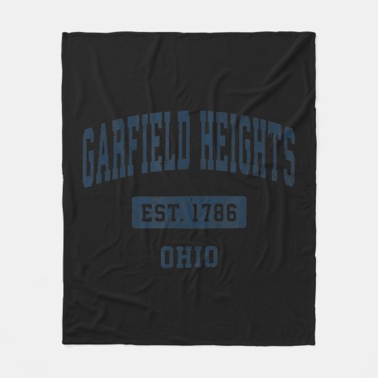 Garfield Heights Ohio OH  sport Fleece Deken (Voorkant)