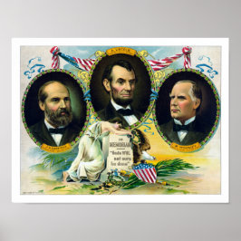 Garfield, Lincoln en McKinley — in Memoriam Poster