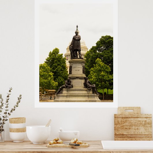 Garfield Monument, Washington DC Poster (Keuken)