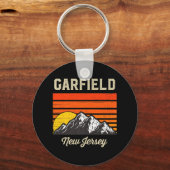 Garfield New Jersey Hometown City USA Sleutelhanger (Voorkant)