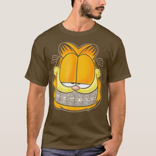 Garfield Nice Grill T-shirt (Voorkant)