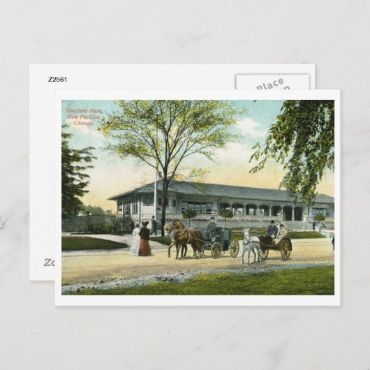 Garfield Park, Chicago 1908  Briefkaart (Voorkant / Achterkant)