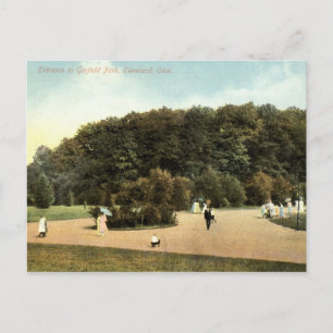 Garfield Park, Cleveland Ohio vintage 1910 Briefkaart