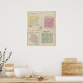 Garfield, Pawnee Rock, Heizer, Hoisington, Kansas Poster (Keuken)