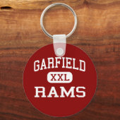Garfield - Rams - High School - Akron Ohio Sleutelhanger (Voorkant)