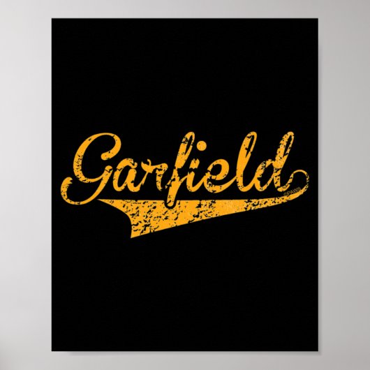 Garfield Sports Logo Poster (Voorkant)