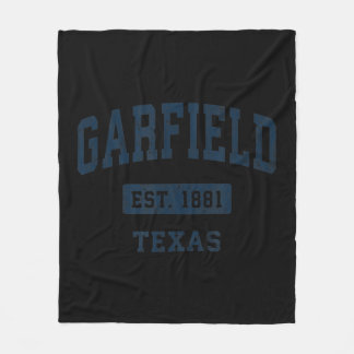 Garfield Texas TX  sport Vormde marine Fleece Deken