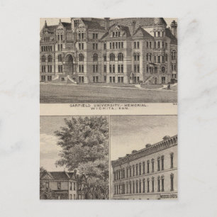 Garfield University, Kansas Briefkaart