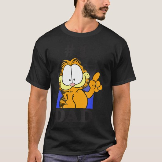 Garfield Vaderdag Nummer Een T-shirt (Voorkant)