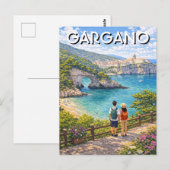Gargano-schiereiland Italië Briefkaart (Voorkant / Achterkant)
