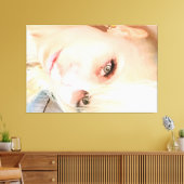 Gargantuan Gidget 60 inch x 40 inch Canvas (Insitu (Woonkamer))