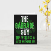 Garge Truck Recycling Afval Vuilniscollector Aarde Kaart (Gele Bloem)