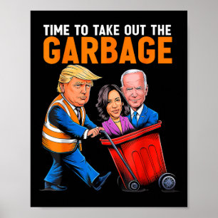 Garge Voor Trump 2024 Grappige Tijd Om Garge Er Ui Poster
