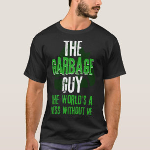 Gargetruck Recyclen afvalinzamelaar Earth Da T-shirt