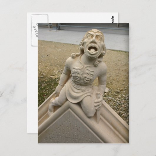 Gargouille - de Kathedraal van York Briefkaart (Voorkant / Achterkant)