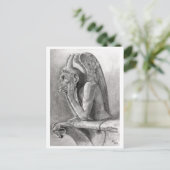 Gargoyle 3 briefkaart (Staand voorkant)