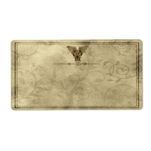 Gargoyle Apothecary Label (Voorkant)