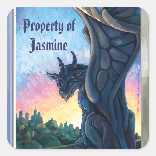 Gargoyle Art, Bezit van stickers (Voorkant)