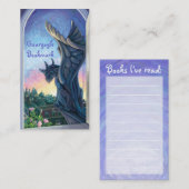 Gargoyle Art Book Mark Visitekaartje (Voorkant / Achterkant)