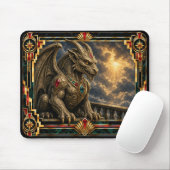 Gargoyle, Art Deco Mythisch Muismat (Met muis)