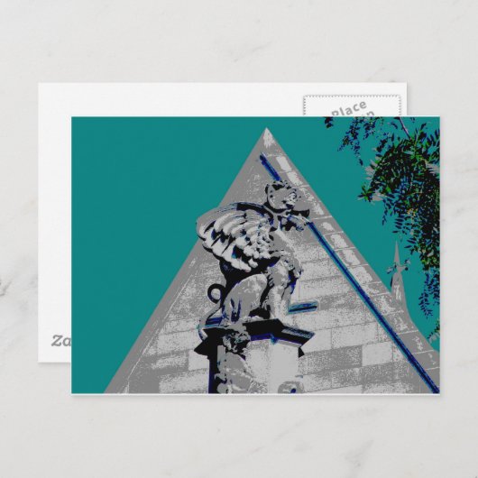 Gargoyle bij Cobb Gate Briefkaart (Voorkant / Achterkant)