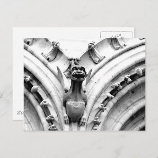 Gargoyle Briefkaart (Voorkant / Achterkant)