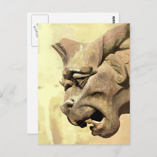 GARGOYLE BRIEFKAART (Voorkant / Achterkant)