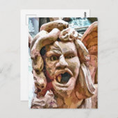 GARGOYLE BRIEFKAART (Voorkant / Achterkant)