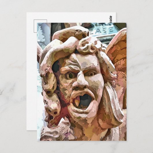 GARGOYLE BRIEFKAART (Voorkant / Achterkant)