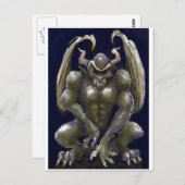 Gargoyle Briefkaart (Voorkant / Achterkant)