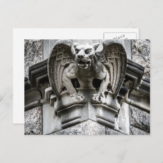 Gargoyle Briefkaart (Voorkant / Achterkant)