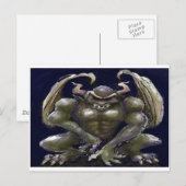 Gargoyle Briefkaart (Voorkant / Achterkant)