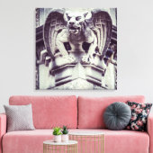 Gargoyle Canvas Afdruk (Insitu (Woonkamer))